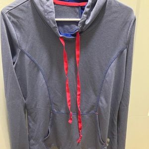 Lightweight, silky hoodie with pocket, women’s small